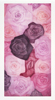 Variaatioita kuihtuneiden ja kukoistavien ruusujen valtakunnasta (sarja) / Variations from Realm of wilted and blooming Roses (series), 2002, 180 x 90 cm 